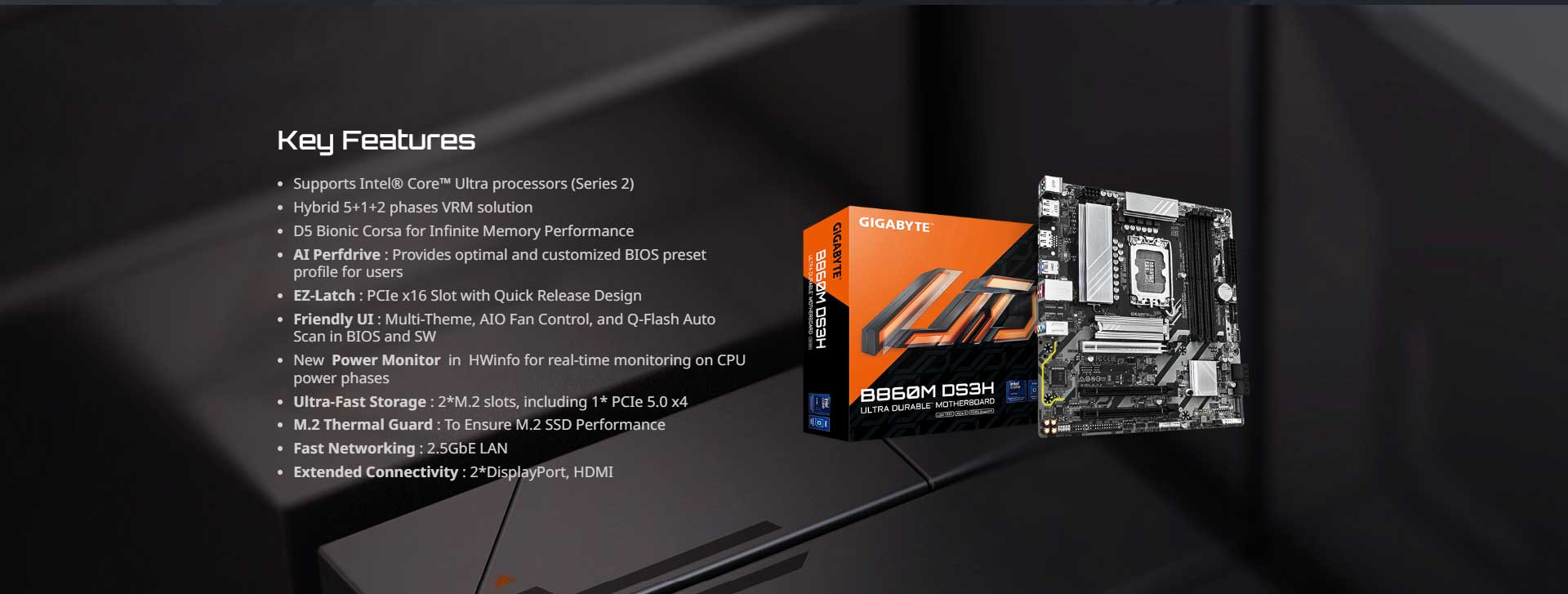 Gigabyte B860M DS3H Motherboard