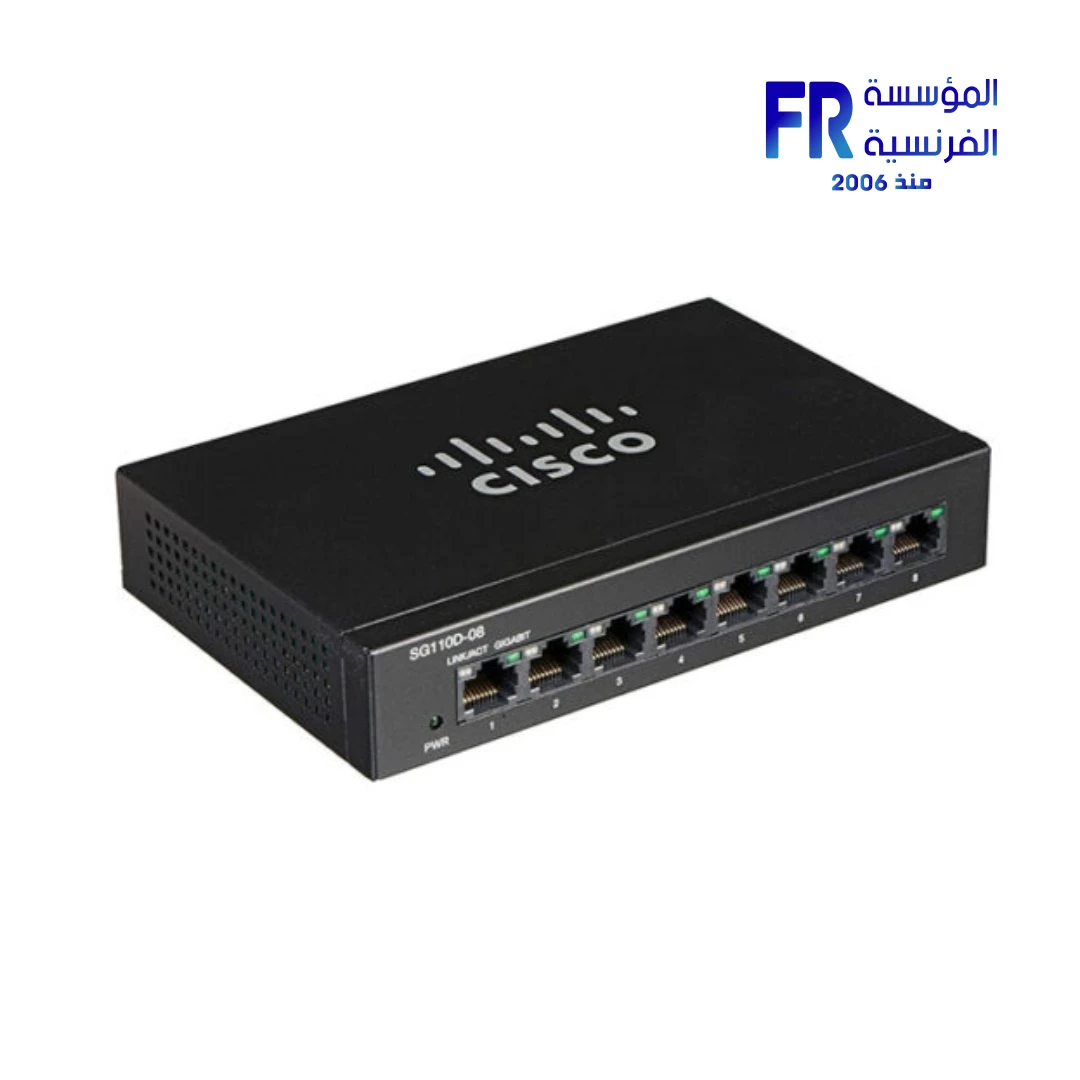Cisco Sg110D 08 8 Port Gigabit Gigabit Desktop Switch
