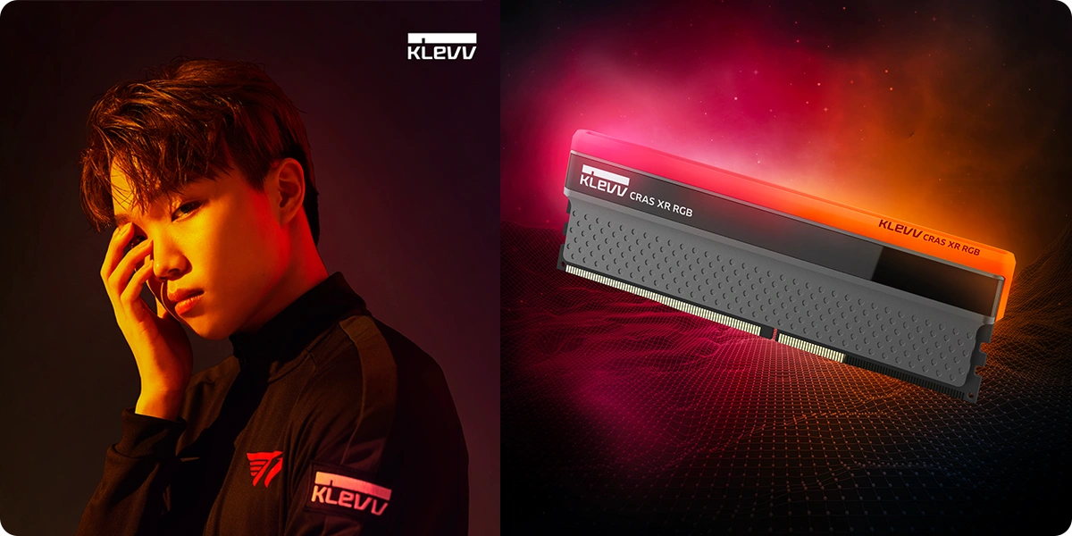 KLEVV CRAS XR RGB - RGB LED bar lighting effect