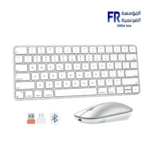 Meetion Ikey C210 Quite Slim Four Modes Keyboard And Mouse Silver Combo