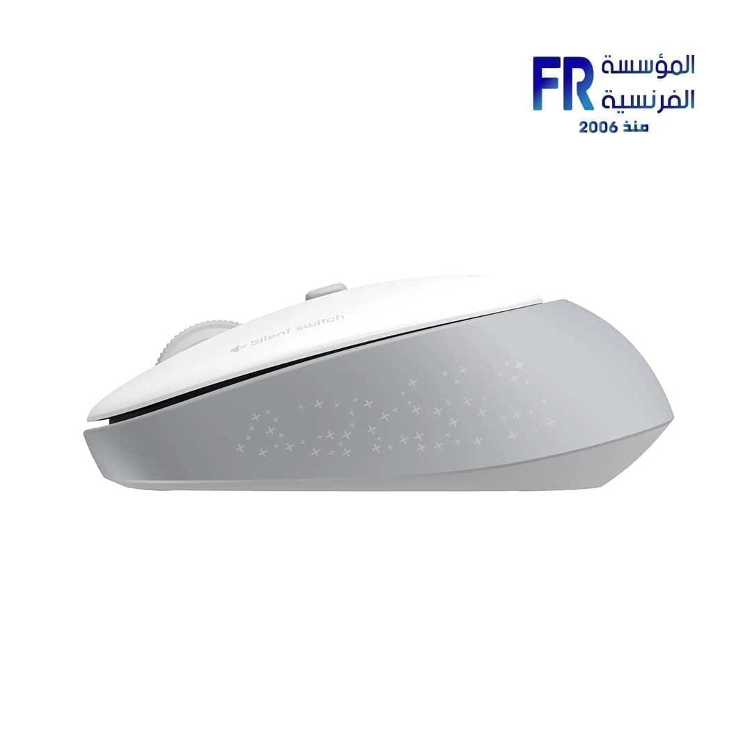 Meetion R571 Wireless White Gray Mouse