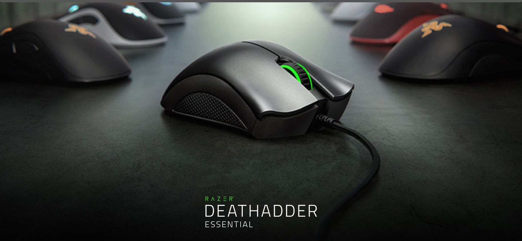 Razer Deathadder Essential White Wired Gaming Mouse