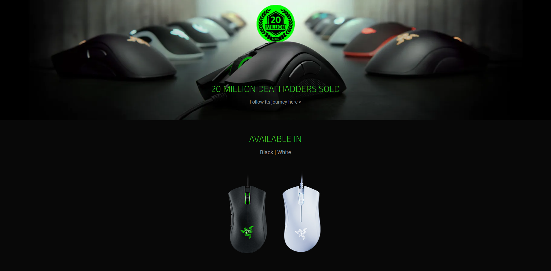 Razer Deathadder Essential White Wired Gaming Mouse