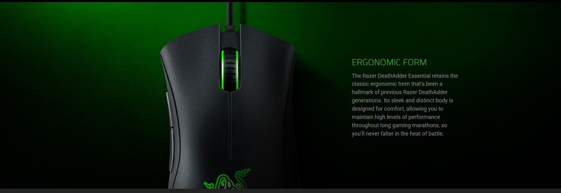 Razer Deathadder Essential White Wired Gaming Mouse