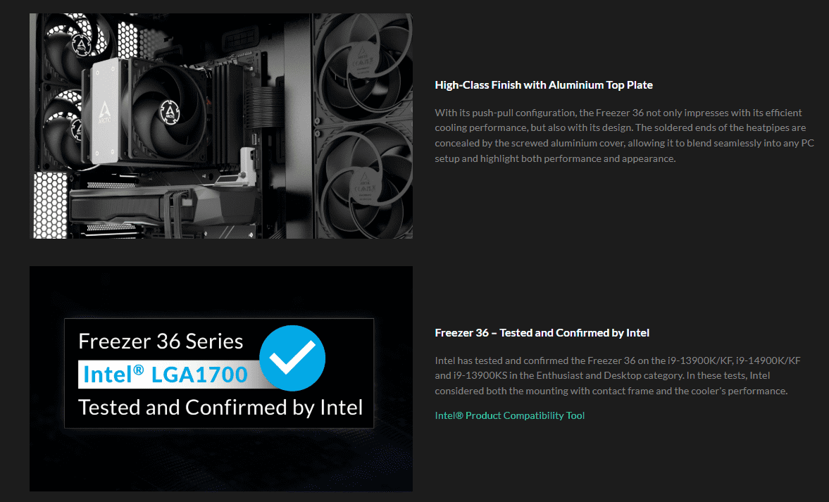 Arctic Freezer 36 Air Cpu Cooler