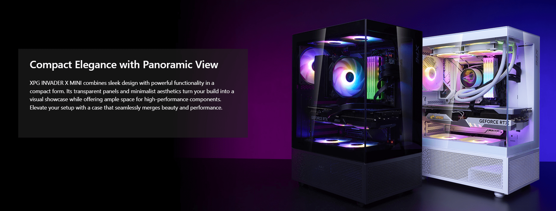 Xpg Invader X MINI White Mid Tower Case