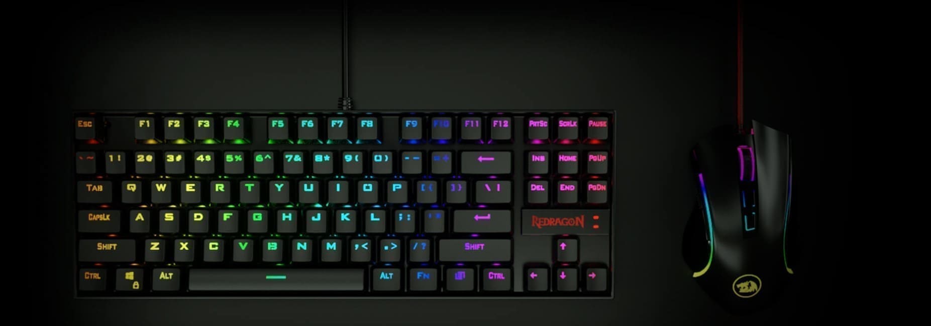 Redragon Essentials K552 Wired Gaming Keyboard and Mouse Combo