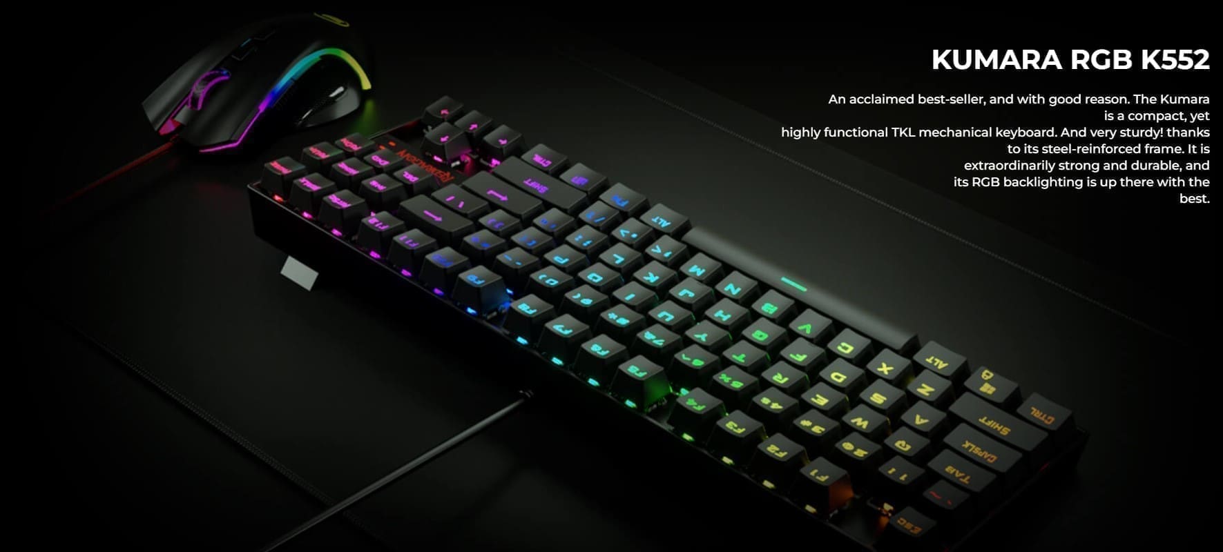 Redragon Essentials K552 Wired Gaming Keyboard and Mouse Combo