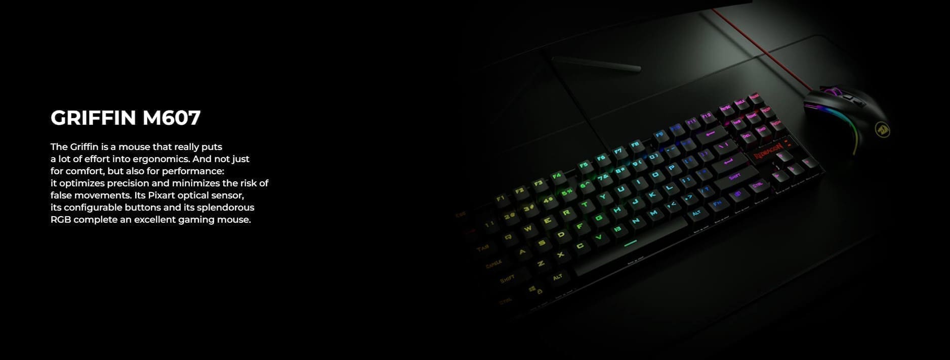 Redragon Essentials K552 Wired Gaming Keyboard and Mouse Combo