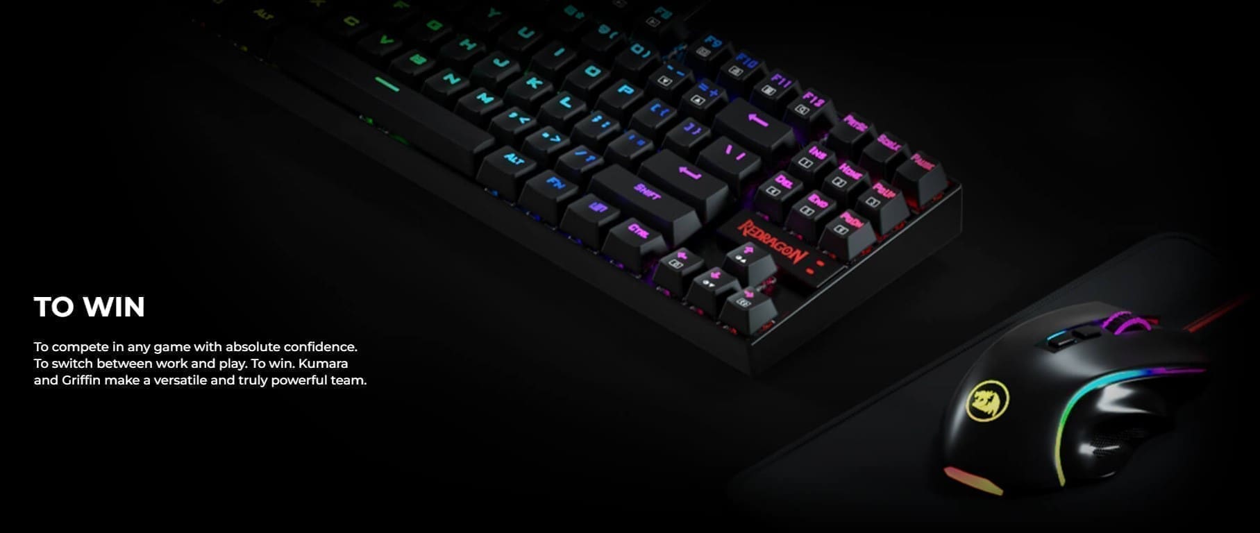 Redragon Essentials K552 Wired Gaming Keyboard and Mouse Combo