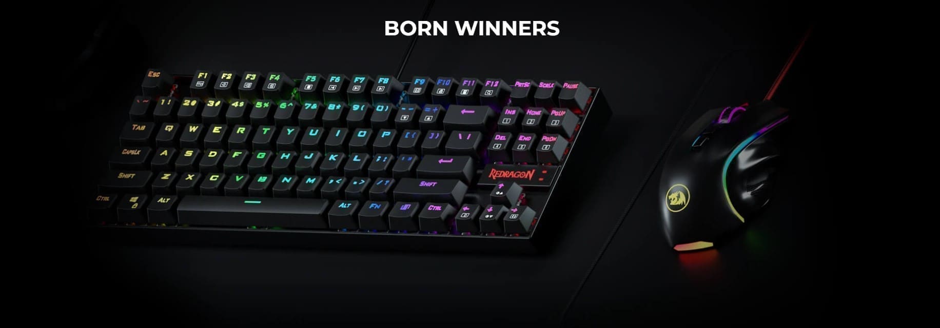 Redragon Essentials K552 Wired Gaming Keyboard and Mouse Combo