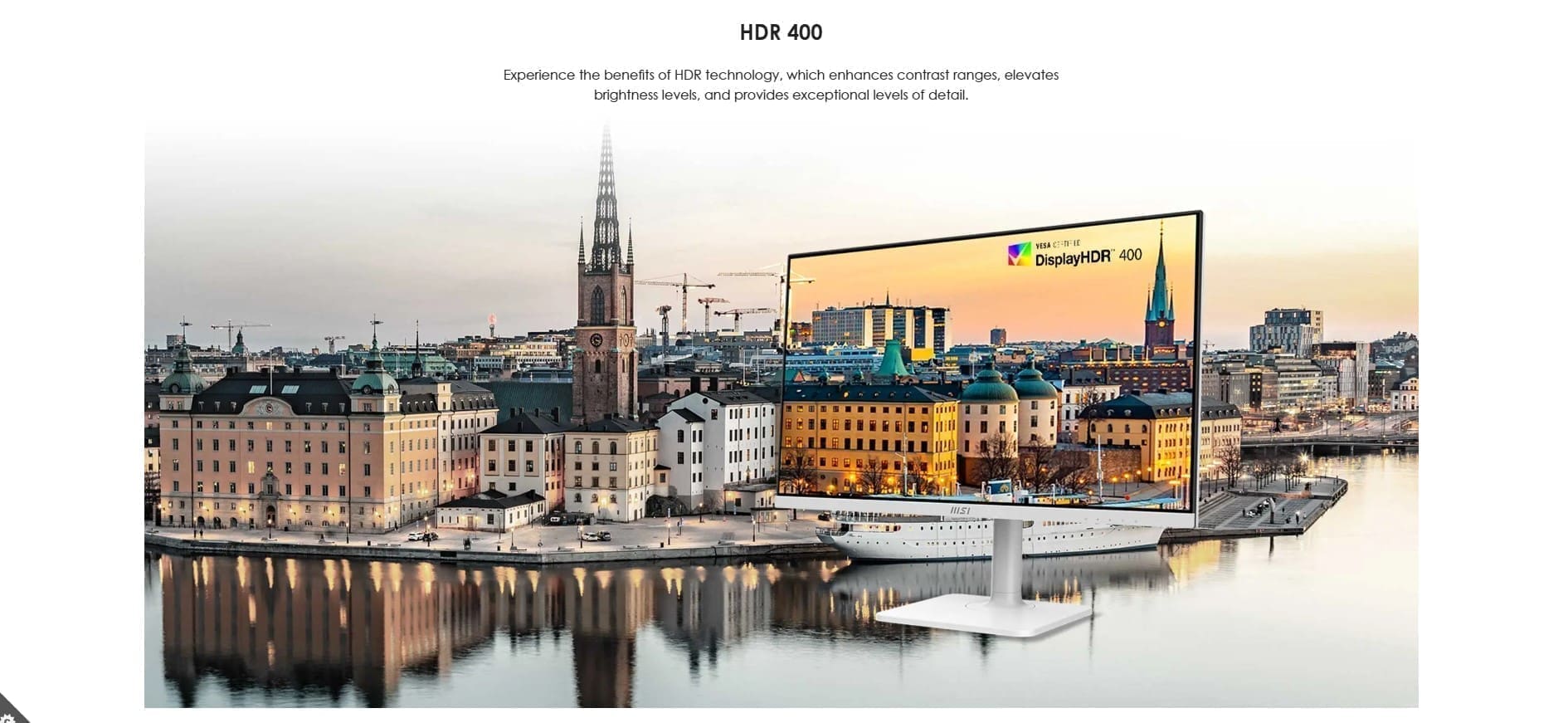 Msi MD272QXPW 27 Inch 100Hz 1Ms 2K IPS Gaming Monitor