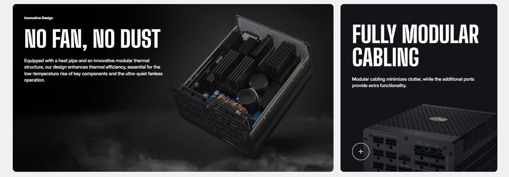 Cooler Master X Silent Edge 1100W 80 Plus Platinum Fully Modular Power Supply