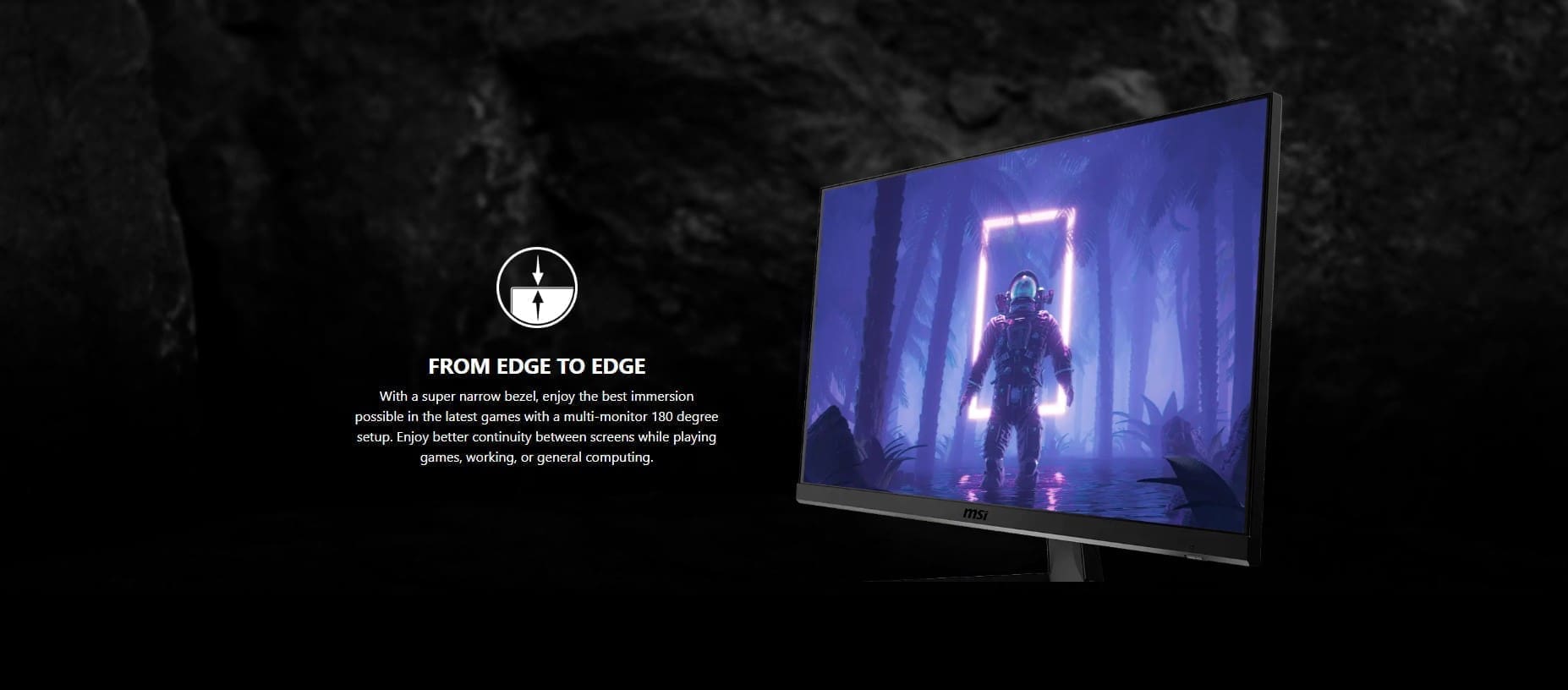 MSI G2412F 24 Inch 180Hz 1Ms FHD IPS Gaming Monitor