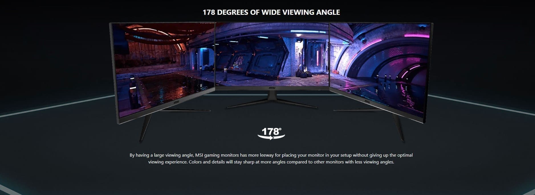 MSI G2412F 24 Inch 180Hz 1Ms FHD IPS Gaming Monitor