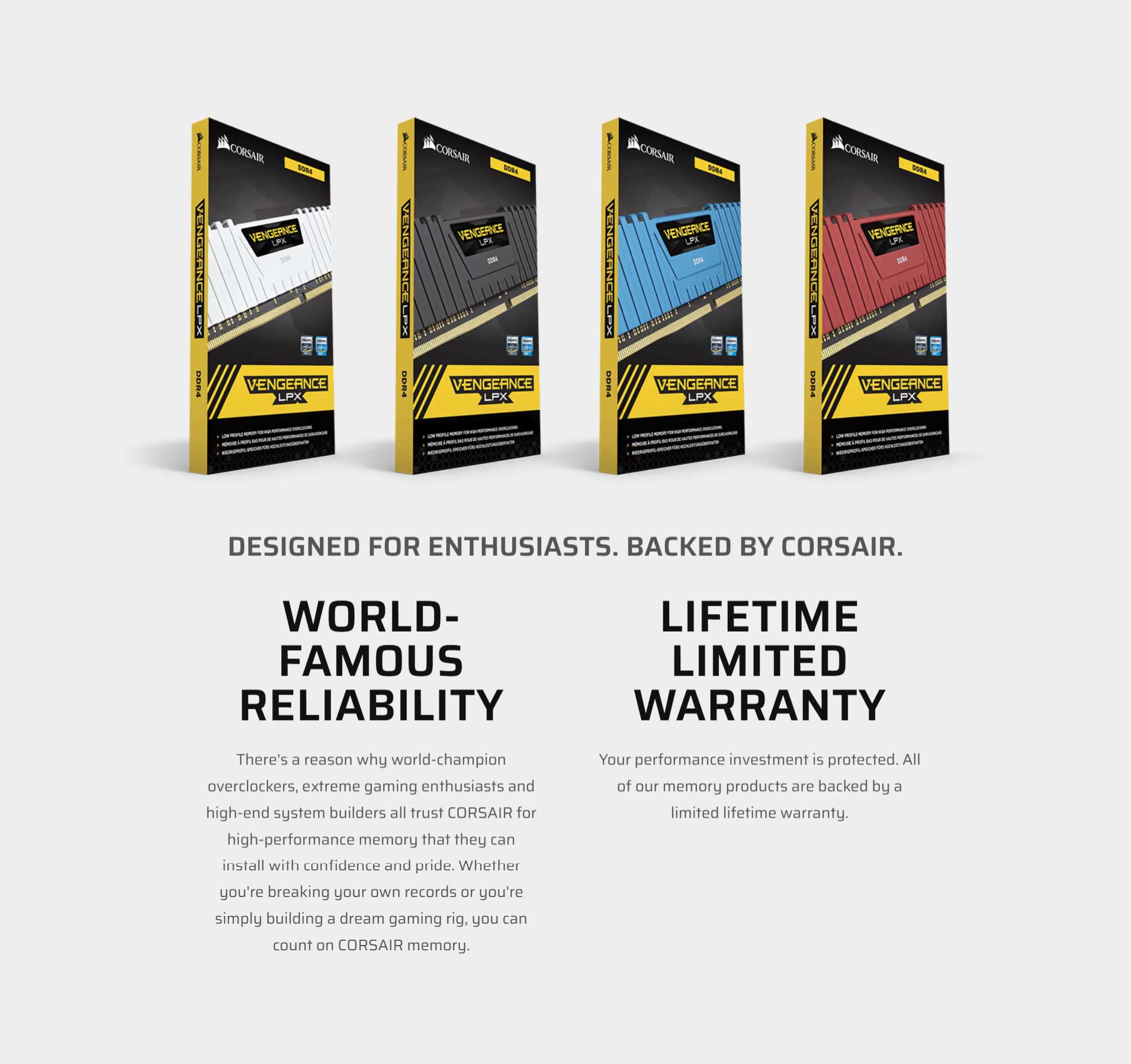 Corsair Vengeance Lpx 8Gb DDR4 3000Mhz Desktop Memory Corsair Vengeance Lpx 8Gb DDR4 3000Mhz Desktop Memory