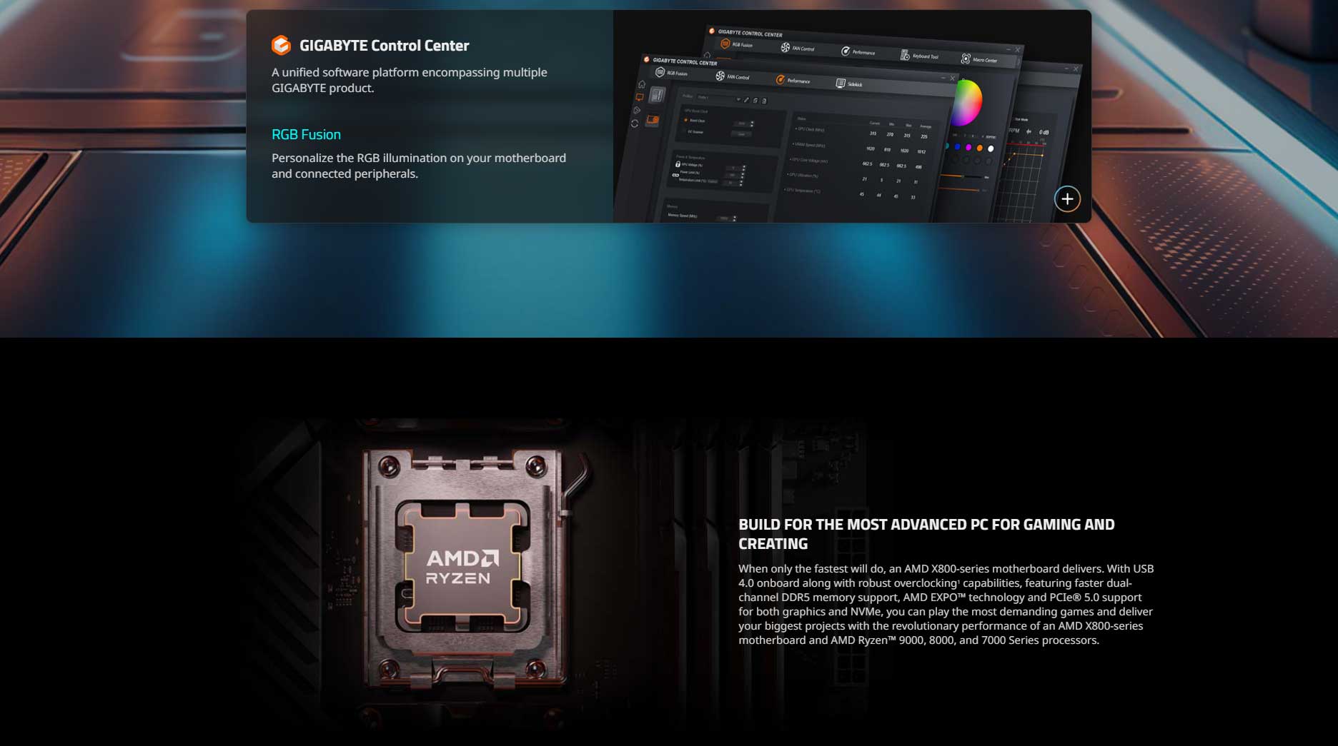 Gigabyte X870 Gaming X WIFI 7 Am5 Motherboard