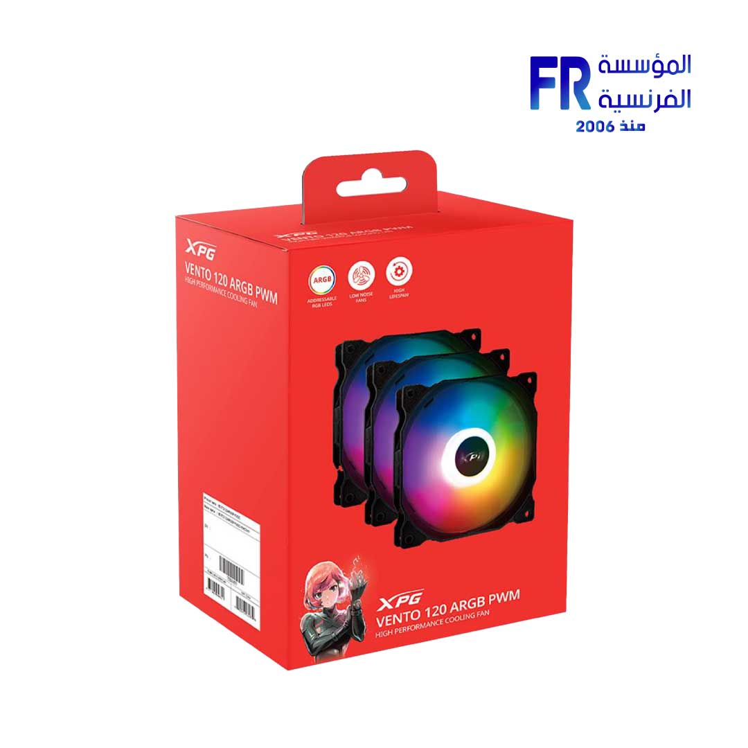 Xpg VENTO 120 ARGB PWM 3 Fans