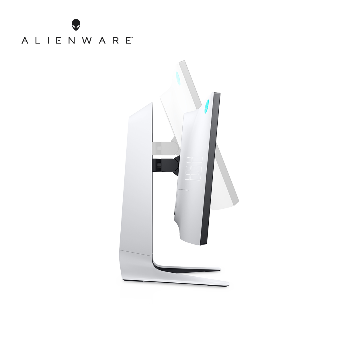 Alienware AW2521HFLA Lunar Light gaming monitor side profile