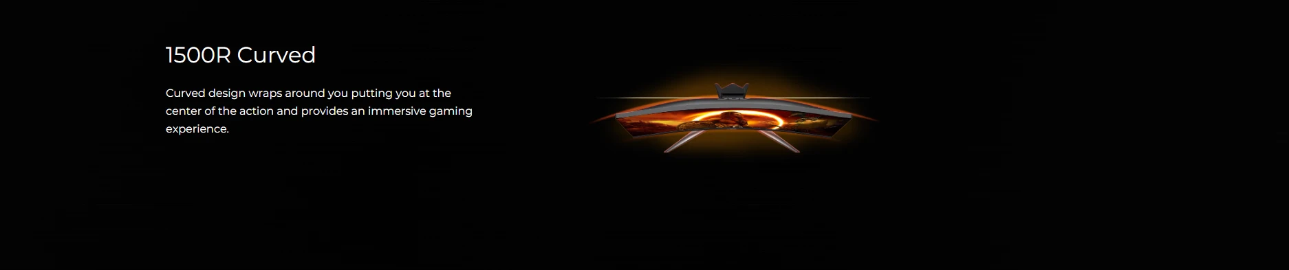 AOC C27G2 1500R curved monitor providing an immersive gaming experience