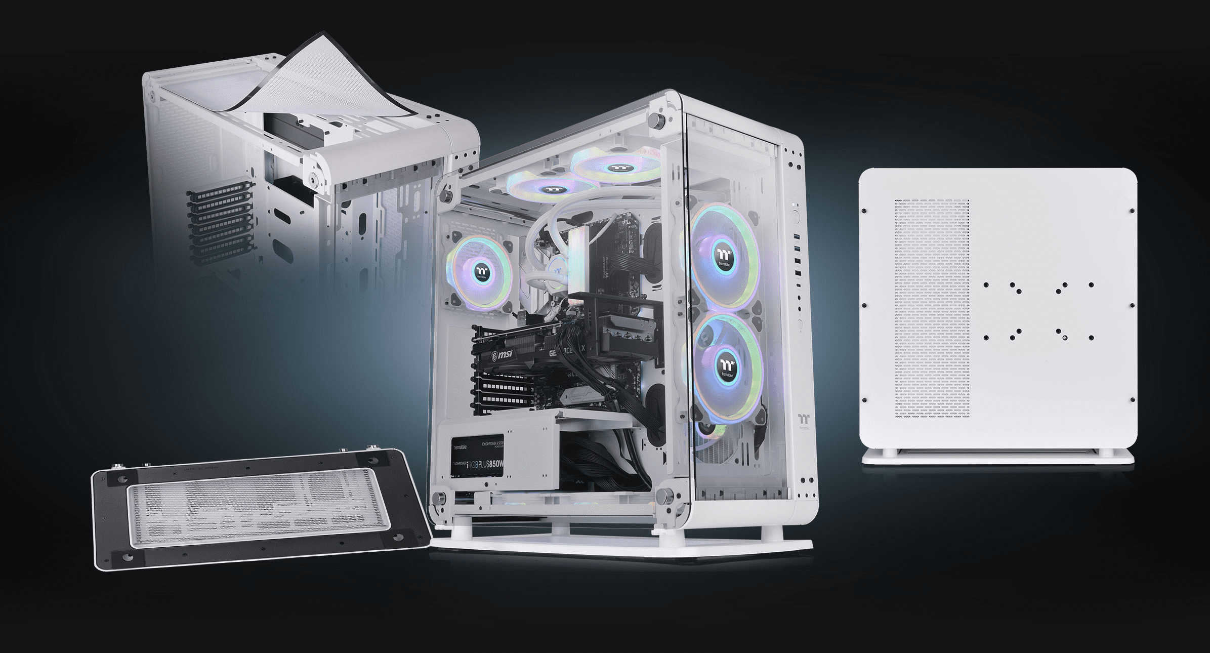 Thermaltake Core P6 Tg Snow Mid Tower Case