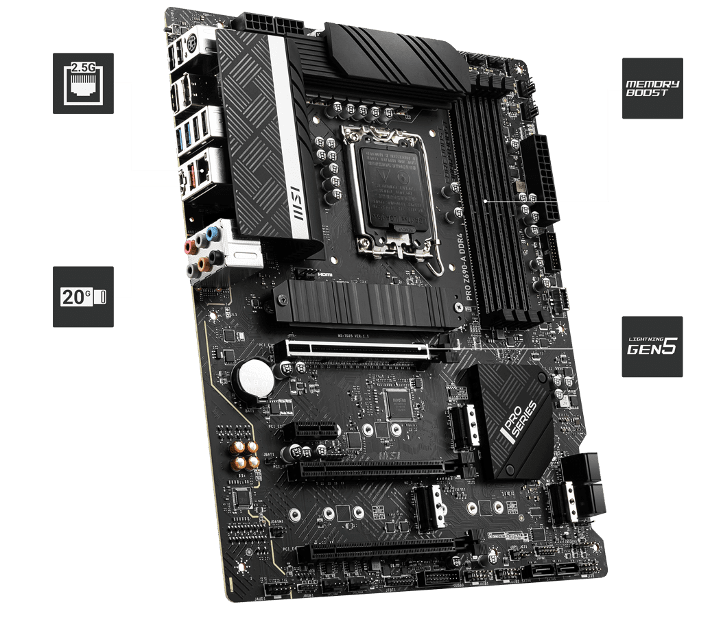 Msi Z690 A Pro DDR4 Motherboard