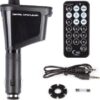 Reference image only: Gigamax car MP3/FM transmitter with USB charging and remote; exact match to Alfrensia SKU 54855010 is unverified.