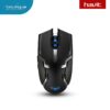 Havit HV-MS997GT black wireless mouse with blue-lit scroll wheel