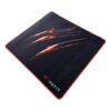 Havit MP865 black gaming mouse pad with claw graphics and red stitched edge