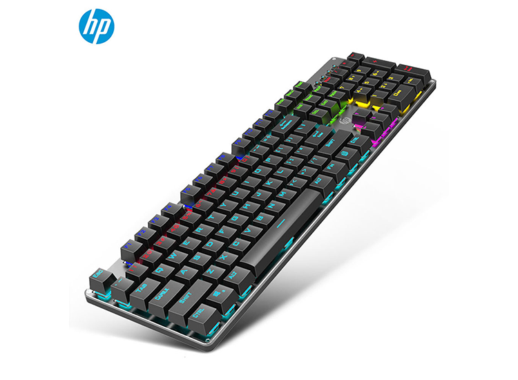 HP GK100F full-size RGB backlit wired gaming keyboard