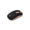 HP S4000 wireless optical mouse in black with rose-gold accents