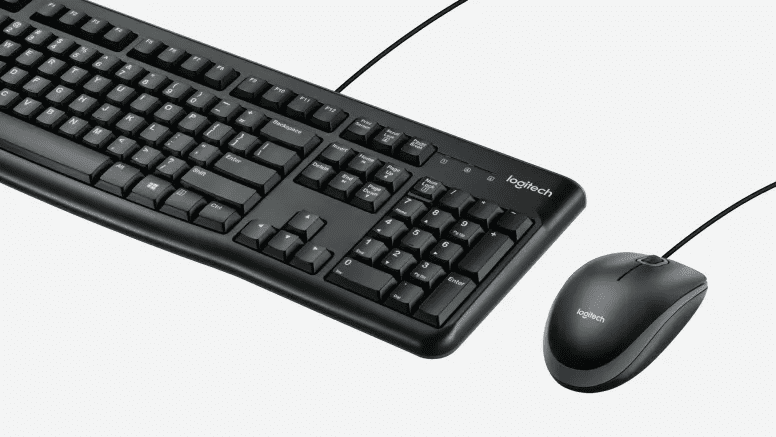 Logitech Mk120 Wired Keyboard And Mouse Combo