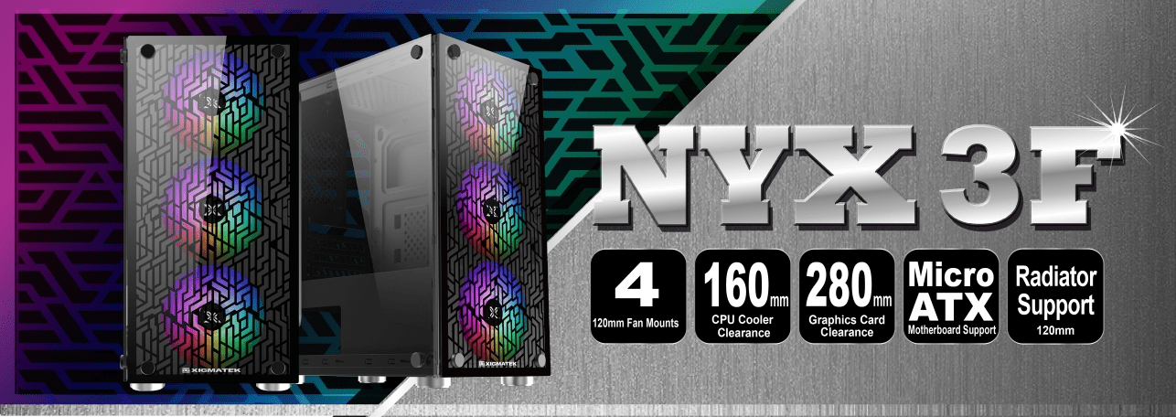 Xigmatek Nyx 3F Micro Tower Case