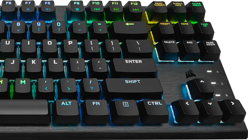 Corsair K60 Pro Tkl RGB iCUE Software Customization Interface