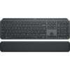 Logitech MX Keys Plus wireless illuminated keyboard with included palm rest