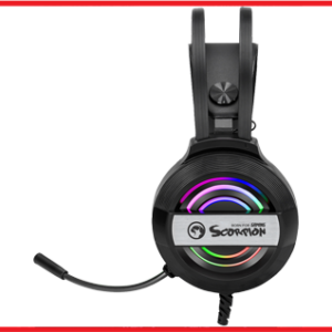Front view of the MARVO Scorpion HG8902 wired USB gaming headset
