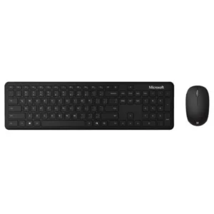 Microsoft Bluetooth desktop combo with full-size keyboard and matching wireless mouse