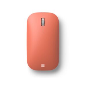 Microsoft Modern Mobile Mouse in Pastel Peach, official Microsoft product image
