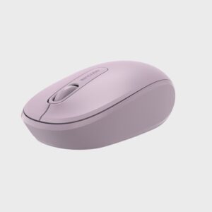 Microsoft Wireless Mobile Mouse 1850 in light orchid pink