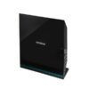 NETGEAR R6100 AC1200 dual-band Wi-Fi router in upright black design