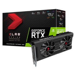 PNY GeForce RTX 3050 8GB GDDR6 XLR8 Gaming REVEL EPIC-X RGB dual-fan graphics card
