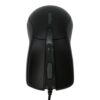 Rapoo N1162 black wired USB optical mouse
