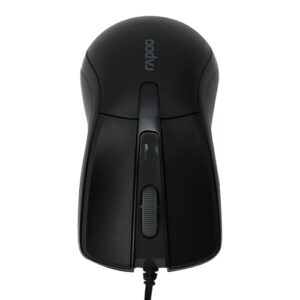 Rapoo N1162 black wired USB optical mouse