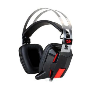 Redragon Lagopasmutus 2 H201-1 wired gaming headset with black and red earcups