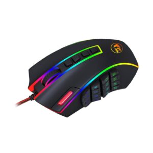 Redragon M990 RGB wired gaming mouse with programmable side buttons