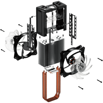 Cooler Master Masterair Ma410M Air Cpu Cooler