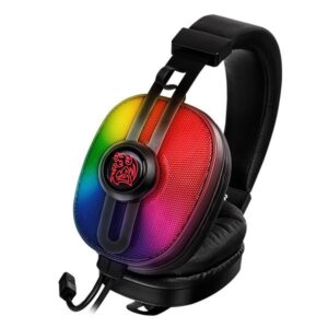 Thermaltake Pulse G100 RGB headset angled view