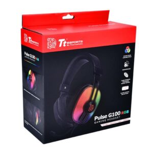 Thermaltake Pulse G100 RGB headset retail packaging
