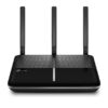 TP-Link Archer VR600 AC2100 VDSL ADSL modem router front view with three external antennas