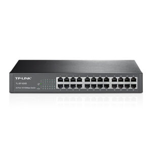TP-Link TL-SF1024D 24-port 10/100Mbps desktop and rackmount switch front view